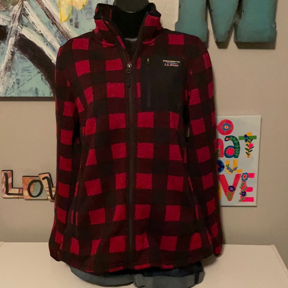 NWT L.L Bean plaid jacket